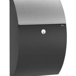 Discount Allux 7000 POSTKASSE SORT/RUSTFRIT STÅL