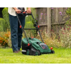 Outlet Bosch PLÆNEKLIPPER AKKU 18,0 V MED BATTERI OG LADER
