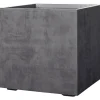 Hot Deroma MILLENIUM 208-619 PLANTEKASSE PLASTIK ANTRACITGRÅ 39X39X39 CM