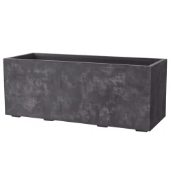 Clearance Deroma MILLENIUM 208-611 PLANTEKASSE PLASTIK ANTRACITGRÅ L99 CM