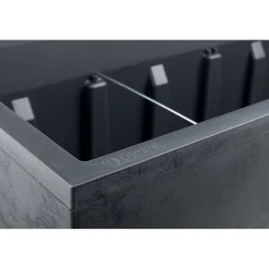 Clearance Deroma MILLENIUM 208-611 PLANTEKASSE PLASTIK ANTRACITGRÅ L99 CM