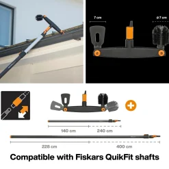 New Fiskars QUIK-FIT TAGRENDERENSER
