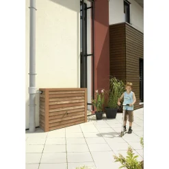 Online Garantia WOODY 350 L REGNVANDSBEHOLDER 40 X 124 X 100 CM LYS BRUN