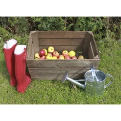 Clearance Garden Life ÆBLEKASSE TRÆ NATUR 40X51X31