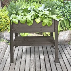 Best Garden Life HØJBED SORTBEJDSET 77 X 37 X 80 CM