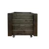 Best Garden Life PLANTEKASSE M/HJUL SORT 48 X 48 X 48 CM