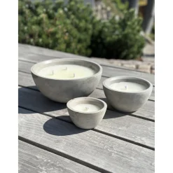 Discount Garden Life UDENDØRS STEARINLYS BETON GRÅ Ø17,8XH10,6 CM