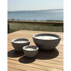 Hot Garden Life UDENDØRS STEARINLYS BETON GRÅ Ø12,8XH 8,2 CM