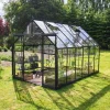 New Halls ICON 8 DRIVHUS EKSKL. SOKKEL 3 MM DELT GLAS SORT 9,7 M2