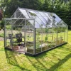 Sale Halls ICON 8 DRIVHUS EKSKL. SOKKEL 3 MM DELT GLAS ALU 11,2 M2