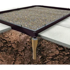 Clearance Halls ICON PLANTHOUSE 8 STÅLSOKKEL SORT 9,7 M2