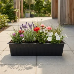 Clearance Hortus AGRO 208-400 ALTANKASSE PLAST ANTRACITGRÅ L60 CM