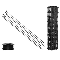Discount Hortus HEGN SORT PLASTBELAGT 0.60 X 25 M