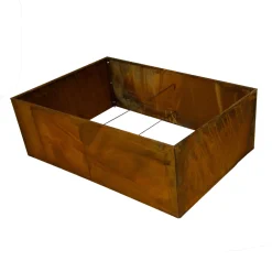 Hot Hortus 210-900 UDEN BUND HØJBED RUST PATINA 40 X 120 X 80 CM