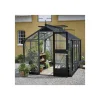 New Juliana COMPACT DRIVHUS 3 MM HÆRDET GLAS HELE BANER ANTRACIT 6,6 M2