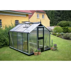 Outlet Juliana COMPACT EKSKL. SOKKEL DRIVHUS 10 MM POLY ALUMINIUM 6,6 M2