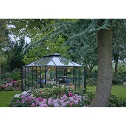 Discount Juliana GRAND OASE ORANGERI 3 MM HÆRDET GLAS HELE BANER ANTRACIT 13 M²