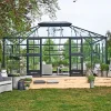 Outlet Juliana GRAND OASE ORANGERI 3 MM HÆRDET GLAS HELE BANER ANTRACIT 18,8 M2