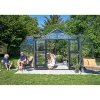 Best Juliana ORANGERI DRIVHUS 3 MM HÆRDET GLAS HELE BANER ANTRACIT 21,5 M2