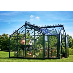 New Juliana ORANGERI DRIVHUS 3 MM HÆRDET GLAS HELE BANER ANTRACIT 15,1 M2