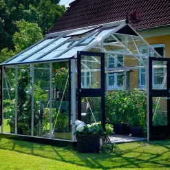 Discount Juliana PREMIUM DRIVHUS 3 MM HÆRDET GLAS HELE BANER ALUMINIUM 8,8 M2