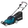 Hot Makita DLM432PT2 PLÆNEKLIPPER AKKU 2X18V MED BATTERI OG LADER