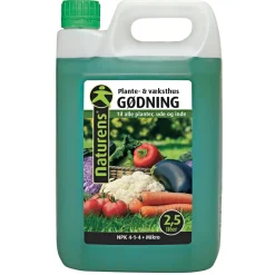 New NATURENS PLANTE- OG VÆKSTHUSGØDNING 2,5 L