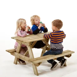Clearance NORDIC PLAY Active 801-053PC BØRNEBORDBÆNKESÆT NATUR
