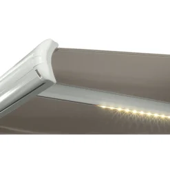 New Outfit LIANA M/LED MARKISE M/MOTOR TAUPE/HVID 480 CM