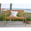 Best Outrium GILI MED RYGLÆN HAVEBÆNK TEAK 120 CM