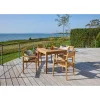 Best Outrium GILI MED 4 STOLE HAVEMØBELSÆT TEAK