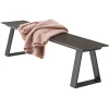 Discount Outrium GIRONA HAVEBÆNK MOKKA 180 CM