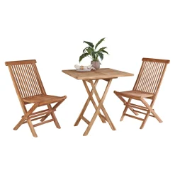 Outlet Outrium JAVA/SYROS MED 2 STOLE CAFESÆT TEAK