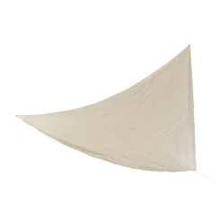 Outrium LARISA TREKANTET SOLSEJL ELFENBEN 3,6X3,6X3,6 M