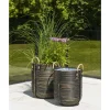 Discount Outrium MAISON FLETKRUKKE POLYRATTAN BRUN/SORT H50 X Ø45 CM