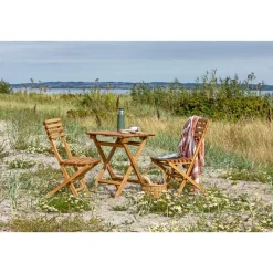 Best Outrium MALANG MED 2 STOLE CAFESÆT TEAK