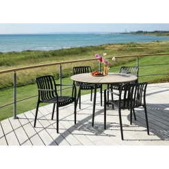 Sale Outrium TAVIRA/MURCIA BORD + 4 STOLE HAVEMØBELSÆT NATUR/SORT