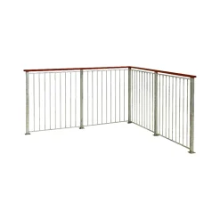 Best Plus BASIC GELÆNDER VARMGALVANISERET 90 X 98 CM