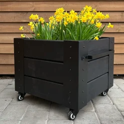 Online Plus BLOMSTERKASSE SORT 45 X 50 X 46 CM
