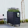 Clearance Plus BLOMSTERKASSE SORT 95 X 50 X 120 CM