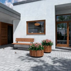Clearance Plus CIRCLE PLANTEKASSE GYLDENBRUN 35 X 70 X 70 CM
