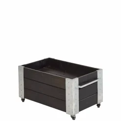 New Plus CUBIC BLOMSTERKASSE SORT 45 X 87 X 50 CM