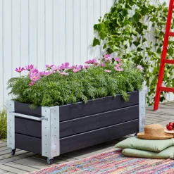 New Plus CUBIC BLOMSTERKASSE SORT 45 X 50 X 120 CM