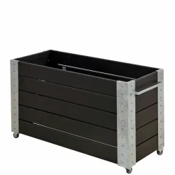 Hot Plus CUBIC BLOMSTERKASSE SORT 50 X 70 X 120 CM