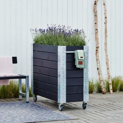 Sale Plus CUBIC BLOMSTERKASSE SORT 50 X 90 X 120 CM