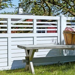 Online Plus DECORA HEGN FUNGICIDBEHANDLET & GRUNDMALET 2 GANGE HVID 180 X 95 CM