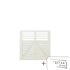 Clearance Plus DECORA LÅGE FUNGICIDBEHANDLET OG GRUNDMALET 2 GANGE HVID 100 X 95 CM