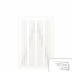 Online Plus ENKELTLÅGE FUNGICIDBEHANDLET & GRUNDMALET 2 GANGE HVID 95 X 140 CM