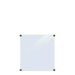 New Plus GLASHEGN LAMINERET KLART 90 X 91 X 90 X 0.80 CM
