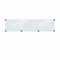 Sale Plus GLAS T/KLINK-/PLANKEHEGN TRYKIMP. GRUNDMALET KLAR 174 X 44.60 CM